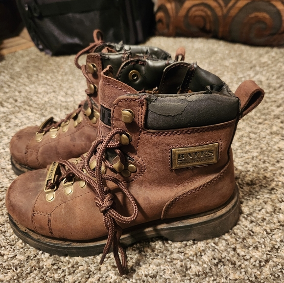 Bates Womems Brown Leather Boots - Picture 3 of 5